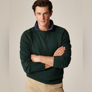 💚 J. Crew — Men’s Heritage Cotton Crewneck Sweater 💚